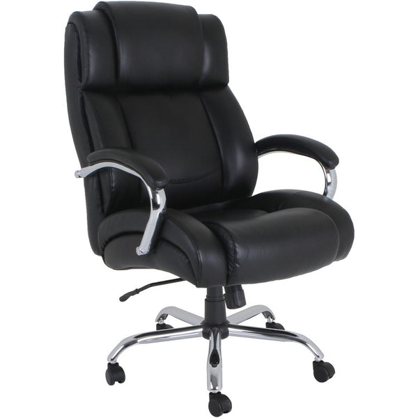 Lorell Big/Tall Chair, 500LB Cap, 22-7/8" x 30-1/4" x 45-3/4", Black (LLR99845)