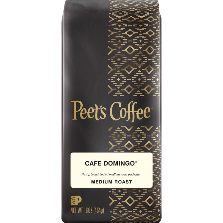 Peet's Coffee&trade; Cafe Domingo Coffee, Ground, 16 oz (PEE504874) Each