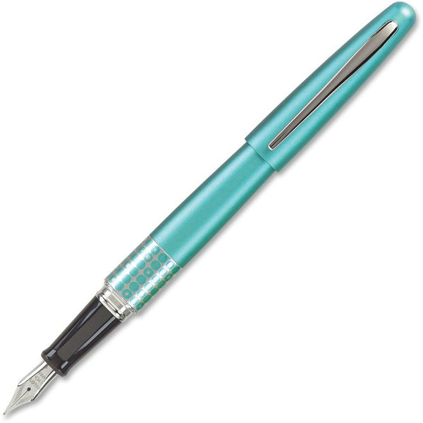 Pilot MR Retro Pop Collection Fountain Pen, Turquoise Barrel, Black Ink, Fine (PIL91436)