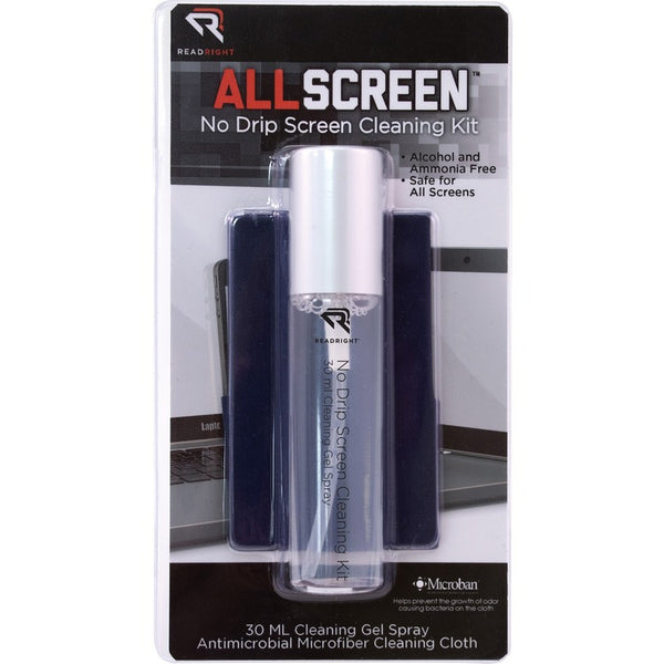 Advantus All Screen No Drip Screen Cleaning Kit, Assorted