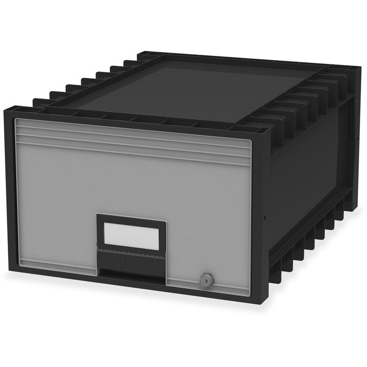 Storex Archive Drawer, Legal, 18-1/4" x 24-3/4" x 11-1/2", Black/Gray (STX61402U01C) Each