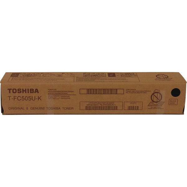 Toshiba Original Toner Cartridge, Black, Laser, 38400 Pages (TOSTFC505UK) Each