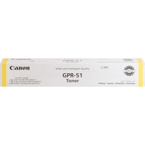 Canon Toner Cartridge for iR Adv C250, GPR51, 21,500 Page Yield, Yellow (CNMGPR51Y)