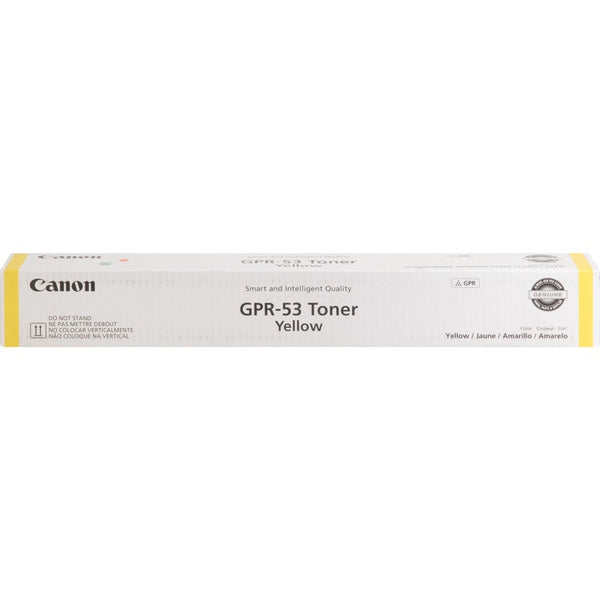 Canon Toner Cartridge for iR Adv 3325, GPR53, 19,000 Page Yield, Yellow (CNMGPR53Y)