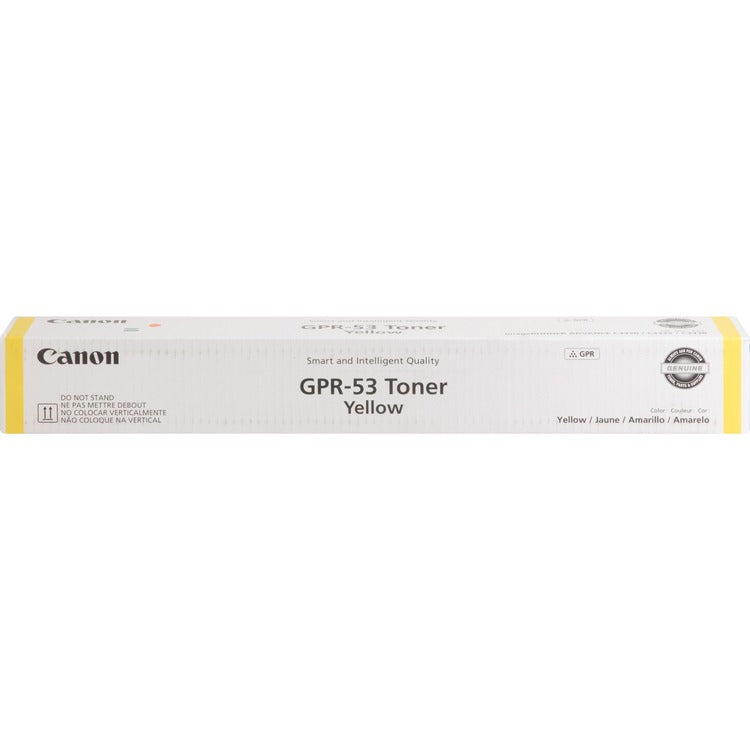 Canon Toner Cartridge for iR Adv 3325, GPR53, 19,000 Page Yield, Yellow (CNMGPR53Y) Each