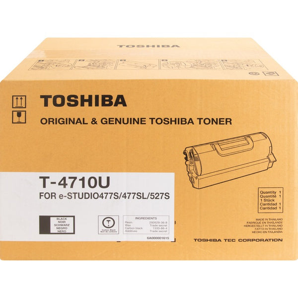 Toshiba Toner Cartridge, f/ E-Studio 477, 36,000 Page Yield, Black (TOST4710U) Each