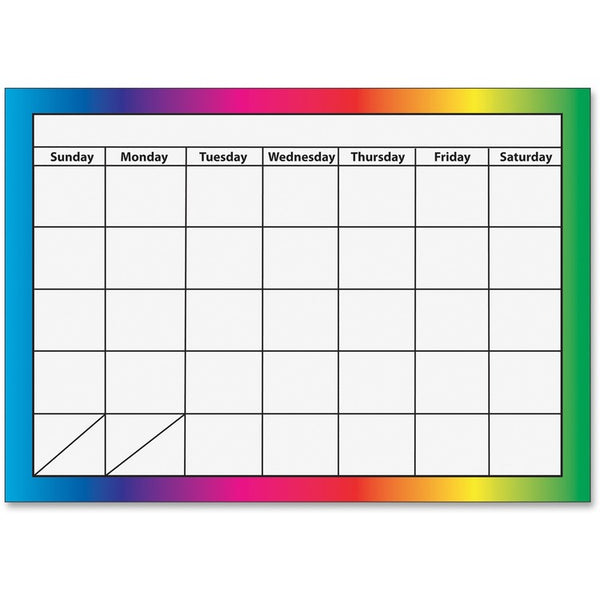 Ashley Dry Erase Magnetic Calendar, 1-Month, Multi (ASH10096) Each