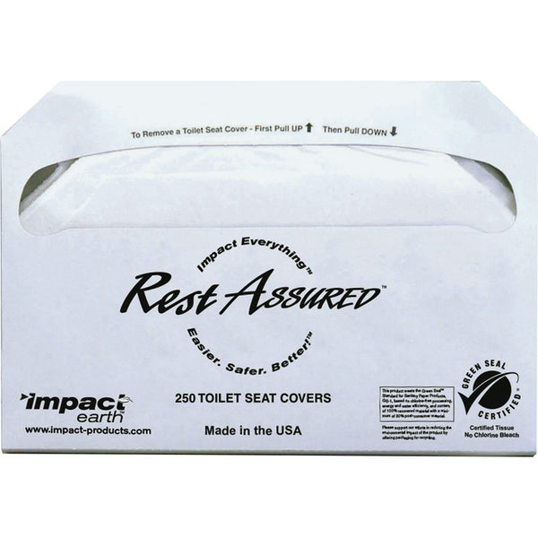 Impact Toilet Seat Covers, 100 Pack, 4 PK/CT, White (IMP25130873)