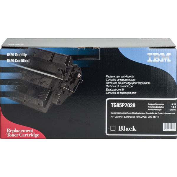 IBM Remanufactured Toner Cartridge, Alternative for HP 14A/X (CF214X), Laser, 17500 Pages, Black, 1 Each (IBMTG85P7028) Each