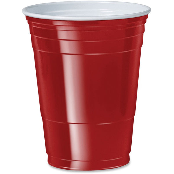 Solo 16 oz. Plastic Cold Party Cups, 20PK/CT, Red (SCCP16RCT)