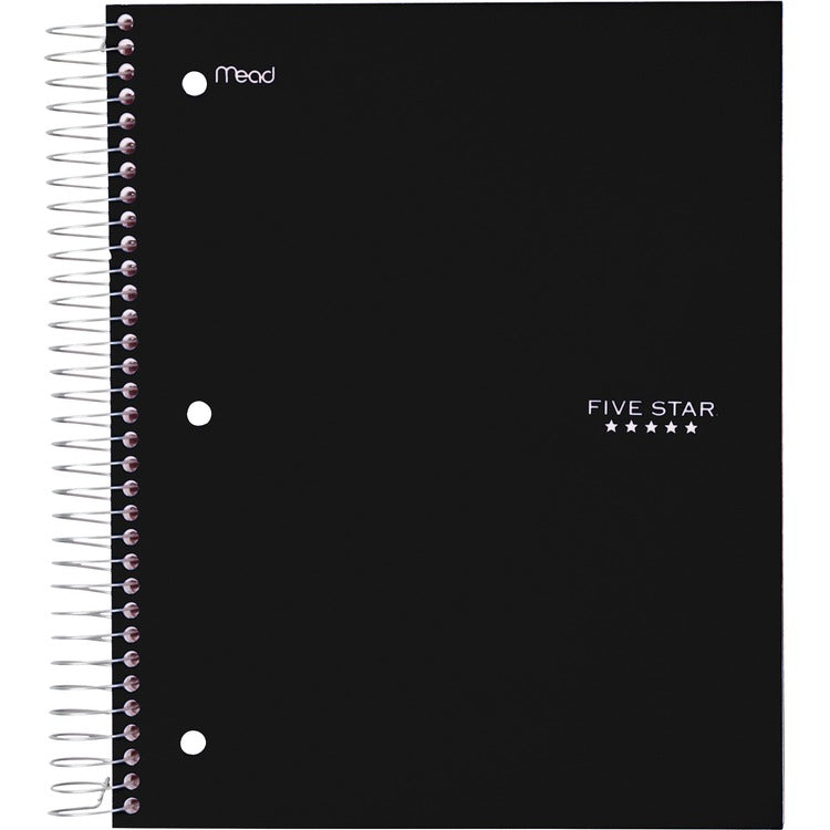 Five Star 5-Star Notebook, 5-Sub, 9-1/2" x 10-1/2", Black (MEA72045) Each