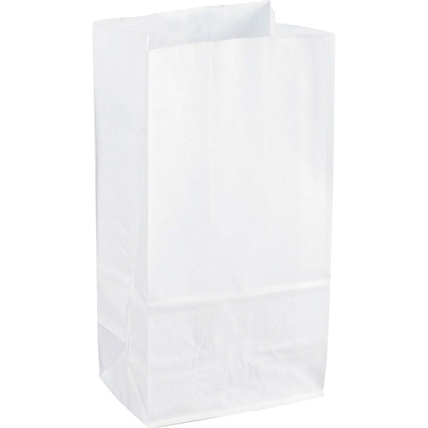 Sparco Paper Bags, 6" x 11", 10/PK, White (SPR99828)