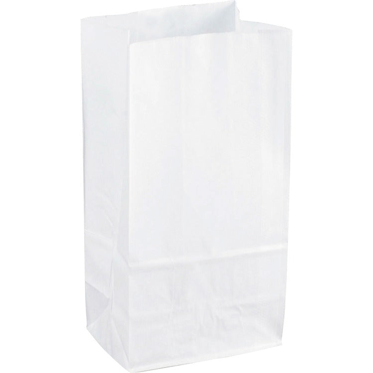 Sparco Paper Bags, 6" x 11", 10/PK, White (SPR99828)