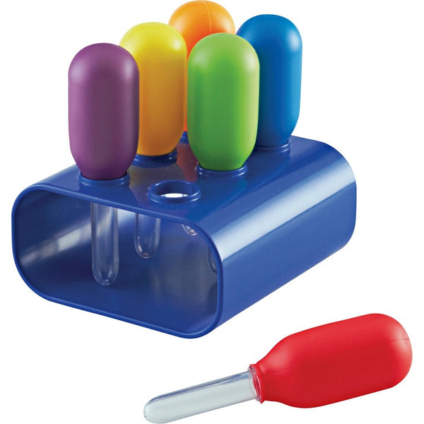 Learning Resources Jumbo Eyedroppers Science Set, 4-3/4" x 4-1/2" x 2-1/4", 6/ST (LRNLER2779) Set of 6