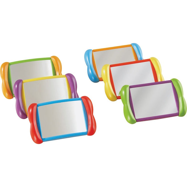 Learning Resources All About Me 2-In-1 Mirrors, Age 2-Up, 6/ST (LRNLER3371) Set of 6