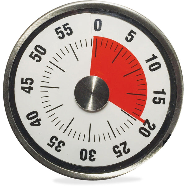 Ashley Time To Go Timer, 3", Black/Silver (ASH50100) Each