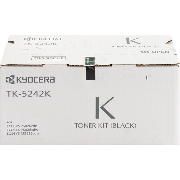 Kyocera Toner Cartridge, f/5026/5526, 4000 Page Yield, Black (KYOTK5242K) Each