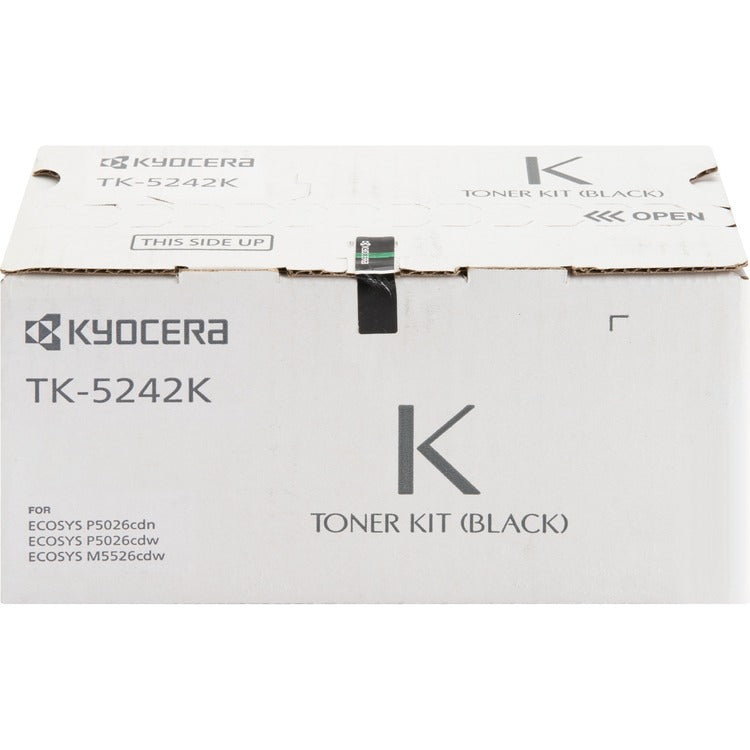 Kyocera Toner Cartridge, f/5026/5526, 4000 Page Yield, Black (KYOTK5242K) Each