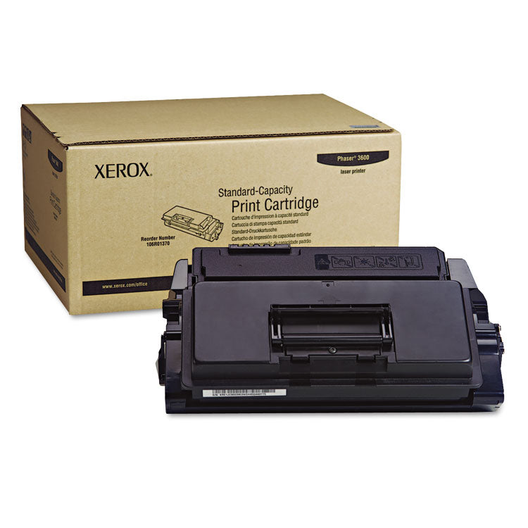 Xerox® 106R01370 Toner, 7,000 Page-Yield, Black (XER106R01370) Each