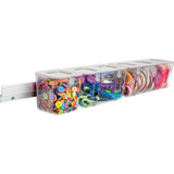 Deflecto Mounting Bar for Storage Box, Organizer Canister, Aluminum, 40 lb Load Capacity (DEF22773CR) Each
