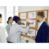 Bi-office Oak Frame Cork Bulletin Board, 48" Board Height x 72" Board Width (BVCSF352001239) Each