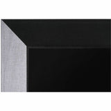 MasterVision Kamashi 4'x3' Wet Erase Board, 36" x 48", Lacquered Steel Surface, Black Wood Frame (BVCMM14151620) Each