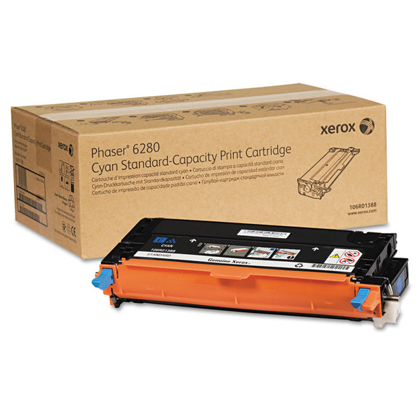 Xerox® 106R01388 Toner, 2,200 Page-Yield, Cyan (XER106R01388)