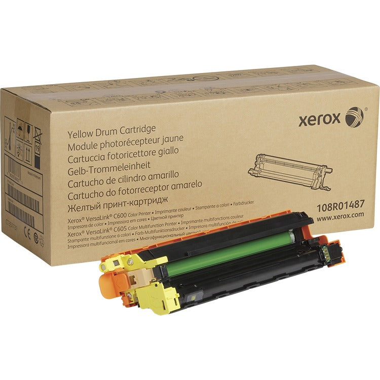 Xerox 108R01487 Drum Unit, 40000 Page-Yield, Yellow (XER108R01487) Each