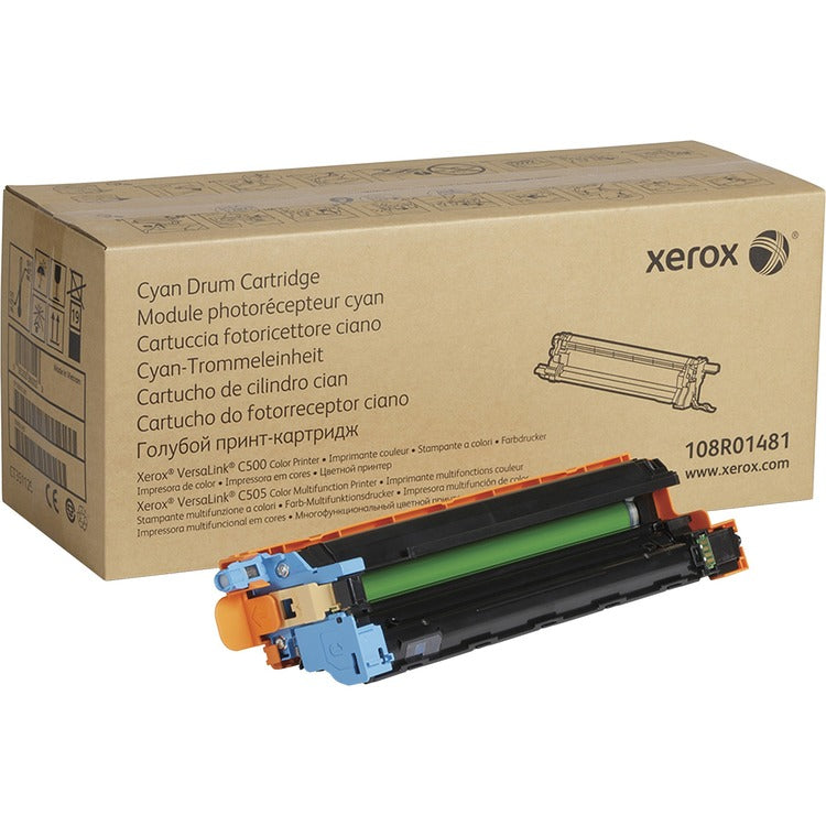 Xerox 108R01481 Drum Unit, 40000 Page-Yield, Cyan (XER108R01481) Each