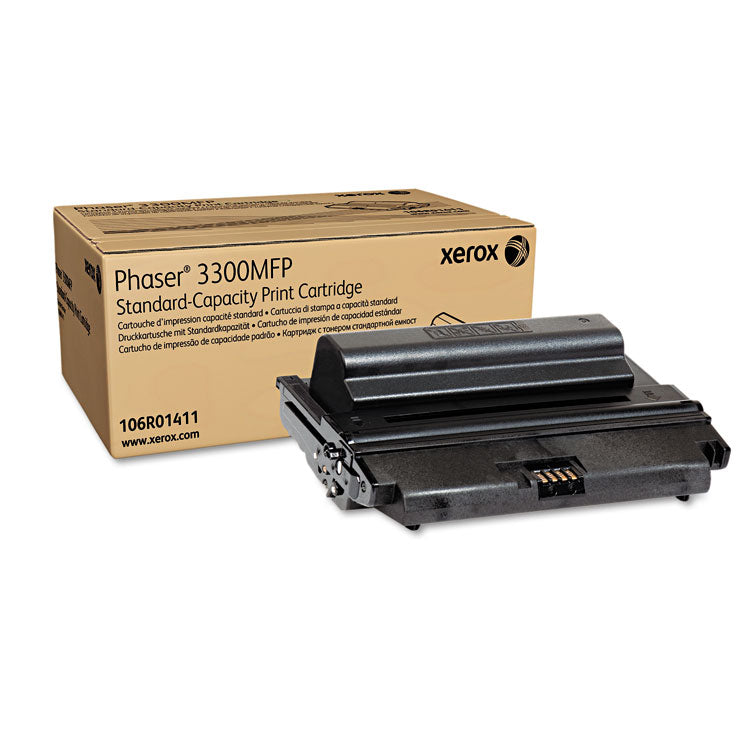 Xerox® 106R01411 Toner, 4,000 Page-Yield, Black (XER106R01411)