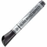 Quartet Premium Glass Board Dry Erase Marker, Broad Bullet Tip, Black, Dozen (QRT79553) Box of 12