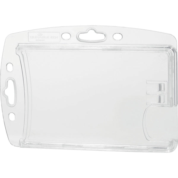 DURABLE Replacement Card/Badge Holder, 10/BX, Clear (DBL892419) Box of 10
