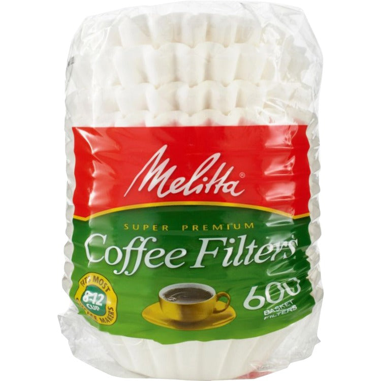 Melitta Super Premium Coffee Filters, 600/PK, White (MLA631132) Pack of 600