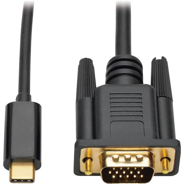 Tripp Lite by Eaton Adapter Cable, USB-C to VGA, Gen 1, USB 3.1, M/M, 6'L (TRPU444006V) Each