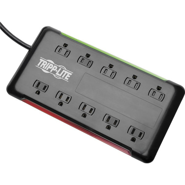 Tripp Lite by Eaton 10-OUTLET SURGE PROTECTOR, 6 FT. BLACK (TRPTLP1006B) Each