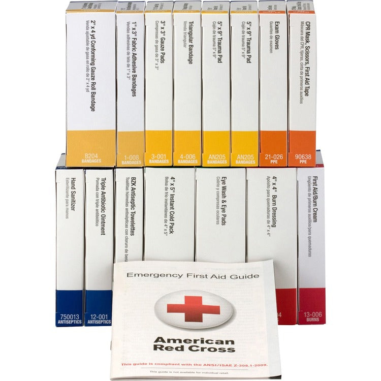 First Aid Only Unitized ANSI Compliant First Aid Kit Refill, Class A, 25 People, 84 Pieces (FAO90581) Each