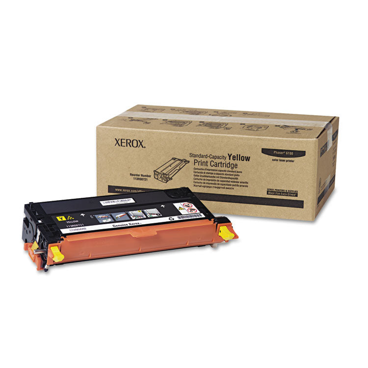 Xerox® 113R00721 Toner, 2,000 Page-Yield, Yellow (XER113R00721)