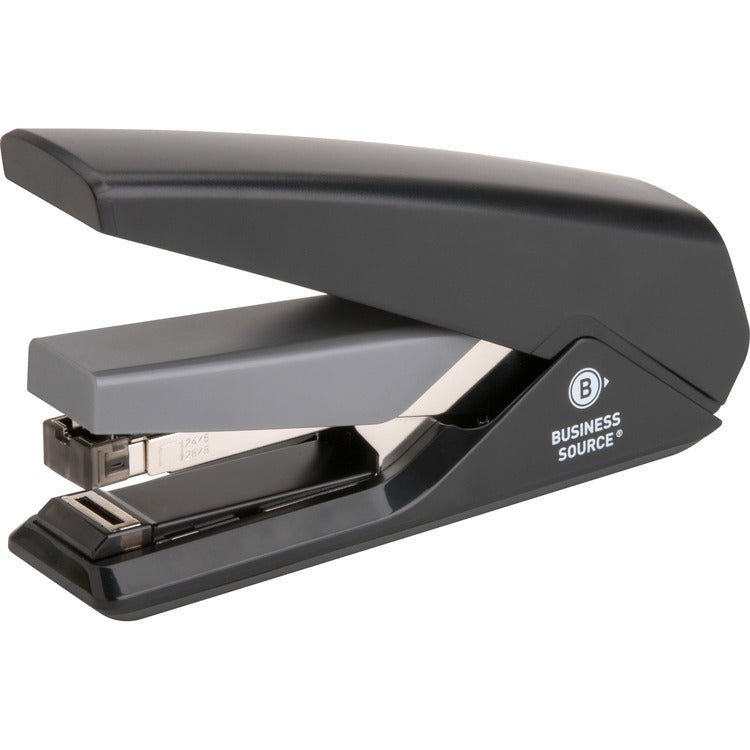 Business Source Full Strip Stapler, Anti-Slip, 210 Capacity, Black (BSN62838) Each