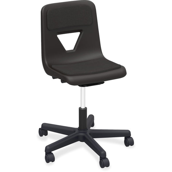 Lorell Adjustable Task Chair, 25" x 25" x 32-1/2", Black (LLR99913)