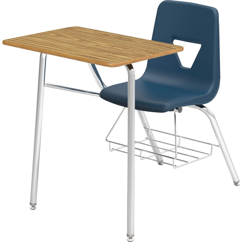 Lorell Student Combo Desk, 24" x 34" x 31", 2/CT, Navy (LLR99914)