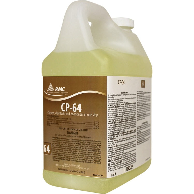 RMC CP-64 Disinfectant Cleaner, 1/2 Gallon, 4/CT (RCM11983299) Case of 4