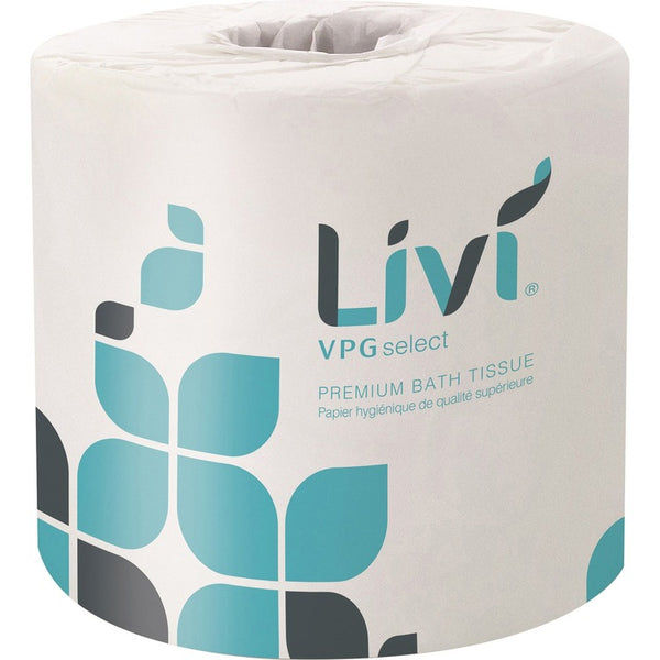 Livi VPG 2-Ply Bath Tissue, 2-Ply, 80 Rolls, White (SOL21545) Case of 80