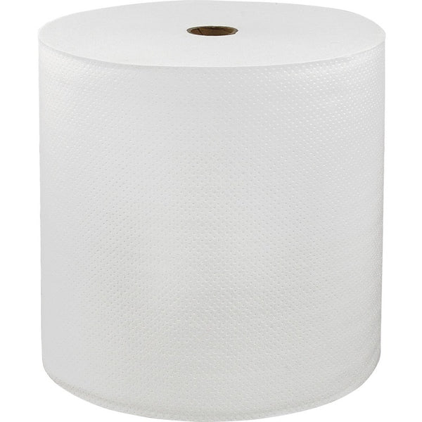 LoCor LoCor Hard Wound Roll Towels, 1-Ply, 7" x 800'', 6RL/CT, White (SOL46897) Case of 6