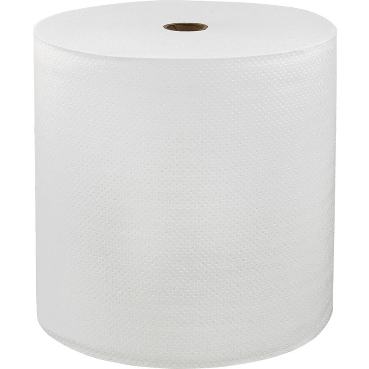 LoCor LoCor Hard Wound Roll Towels, 1-Ply, 7" x 800'', 6RL/CT, White (SOL46897) Case of 6