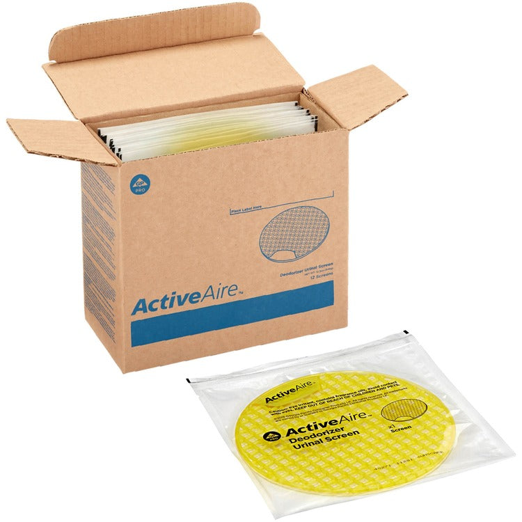 ActiveAire Deodorizer Urinal Screen, Sunscape Mango, 12 Screens Per Case (GPC48271) Case of 12