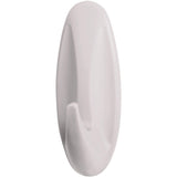Command Large Designer Hook, 5 lb (2.27 kg) Capacity, White, Plastic, 1/Pack (MMM17083ES) Each