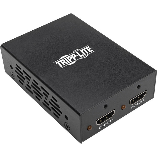 Tripp Lite by Eaton HDMI Splitter, 2-Port, Ultra-HD, Black (TRPB118002UHD2) Each