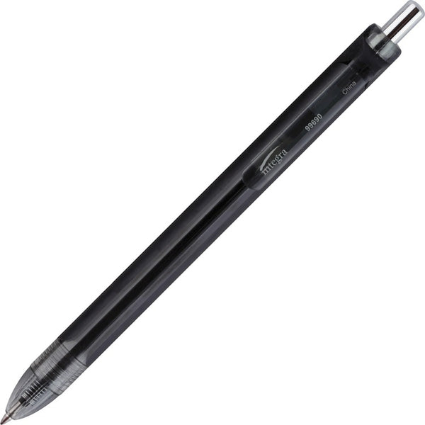 Integra Gel Pen, Quick-Dry, 67/100"W x 5-3/5"L x 47/100"H, Black (ITA99690)