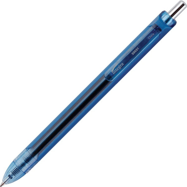 Integra Gel Pen, Quick-Dry, 67/100"W x 5-3/5"L x 47/100"H, Blue (ITA99691)