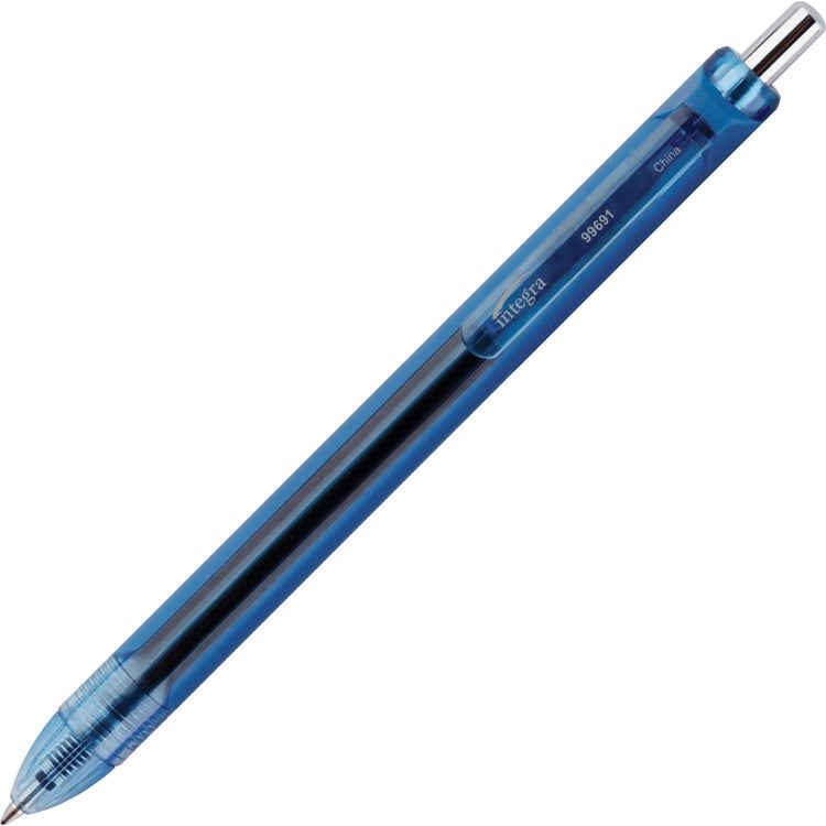 Integra Gel Pen, Quick-Dry, 67/100"W x 5-3/5"L x 47/100"H, Blue (ITA99691)